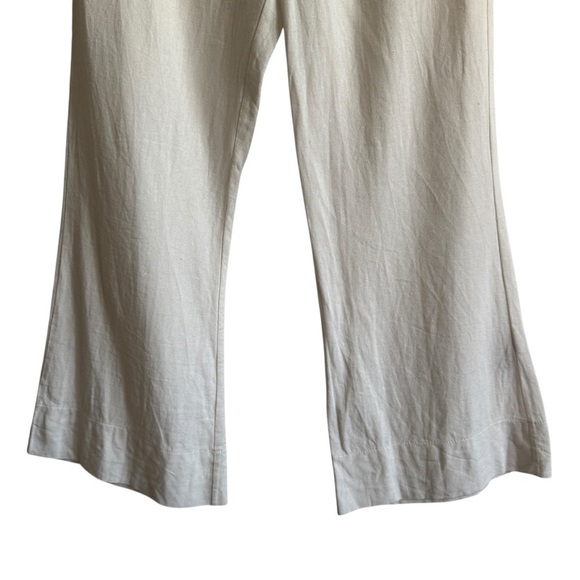 Jen's Pirate Booty Linen Blend Cropped Pants, Size XS - Picture 3 of 7